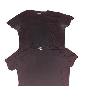 Two pairs of Black Polo Ralph Lauren Shirts size L